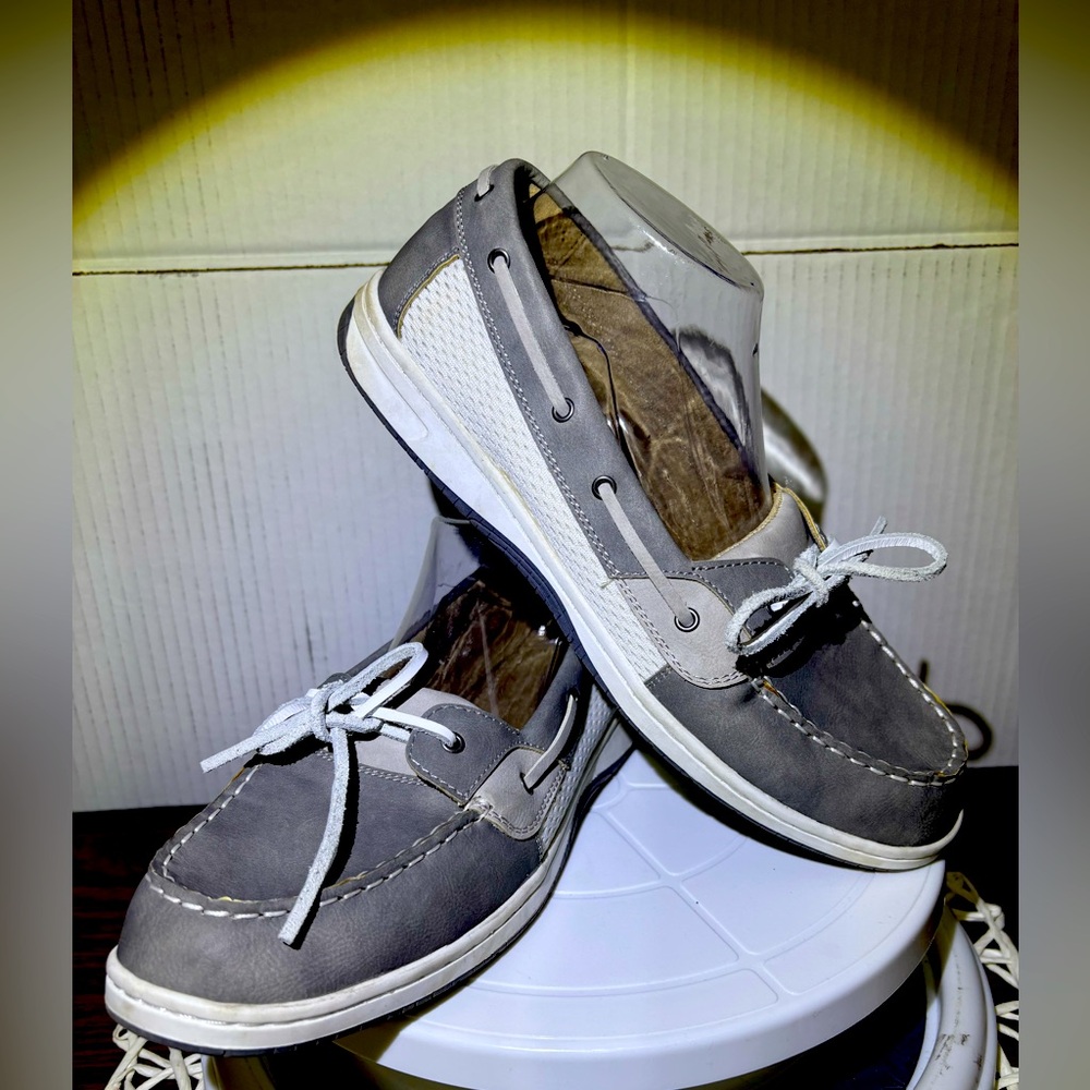 Falls Creek 11M Gray Boat Shoes for Women